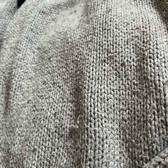 Cozy Warm Fair Isle Sweater - Oversized Grey Long Sleeve Knit - Winter Sweater - Picture 3 of 7